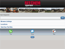 Tablet Screenshot of beechemequipment.com